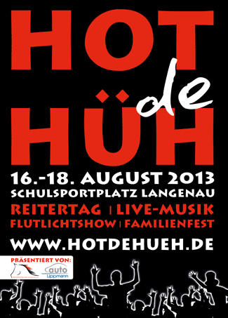 Flyer Hot de Hüh 2013 front